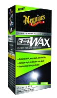 Meguiar's 3 in 1 Wax 473ml + Foam Pad